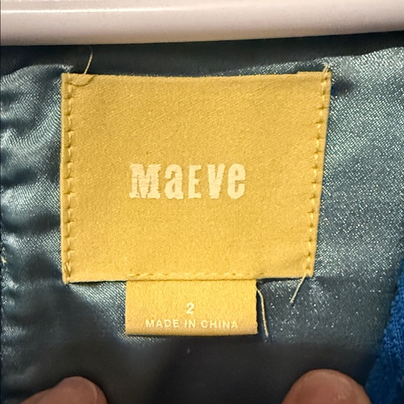 Anthropologie Mauve Blue Dress with Cutout Design 2 - Picture 2 of 9